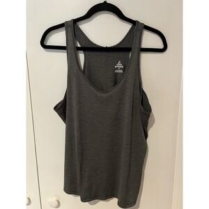 Prana Size XL Gray Heather Athletic Racerback Tank‎ Top
